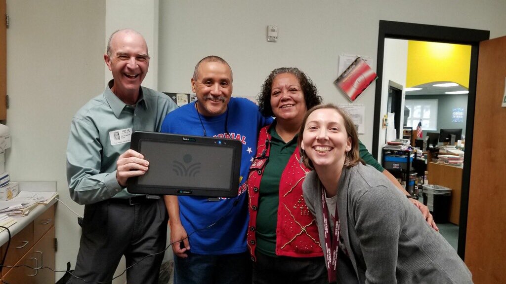 TAMDAD1's tweet photo. @LasPalmasElem 504 &amp; @EISDofSA SPED Deaf Ed Dept getting in Lightspeed Technologies training yesterday with the Redcat Soundfield FM System. 
Thanks to:
Mrs. Longley-Teacher of the Deaf and Hard of Hearing
Mrs. Alvarez- Communication Tech
Mr. Gagnon- Lightspeed Rep   
@VSalas10 https://t.co/JIQCucSSNN