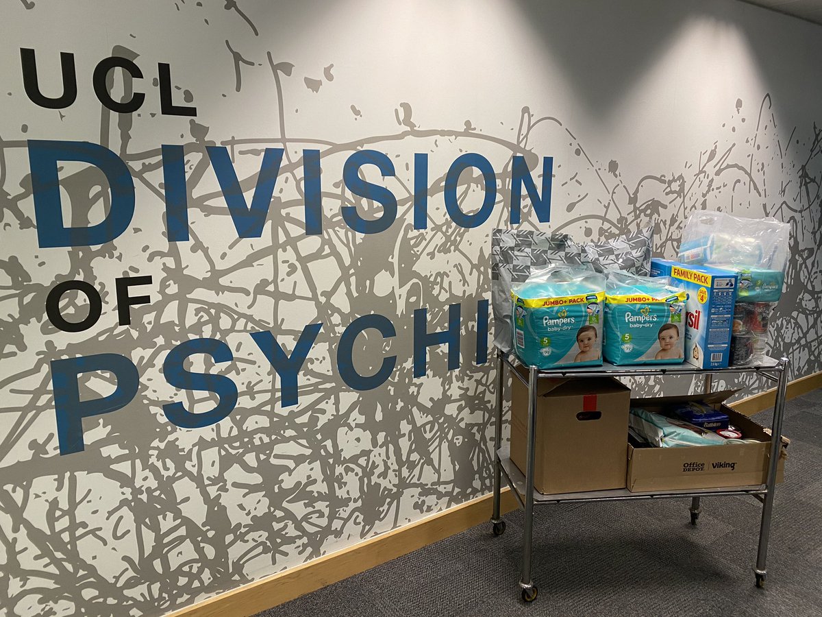 We’re all packaged up &amp; ready to go to the drop off for @TrussellTrust #FoodBank for Chalk Farm. Great effort by all <a href="/UCLPsychiatry/">UCL Psychiatry</a> Inspired by <a href="/C4Dispatches/">Channel 4 Dispatches</a> It’s a time for giving #giveback #holidayspirit <a href="/ucl/">UCL</a> <a href="/UCLBrainScience/">UCL Brain Sciences</a>