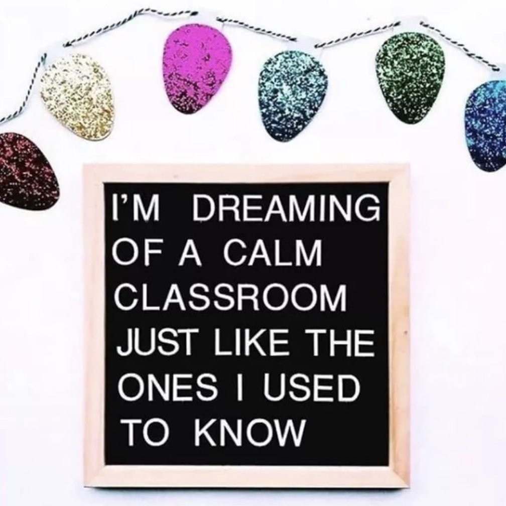 Sugar plum fairies &amp; a calm classroom in 2020. 😍
photo: @thecharmedteacher