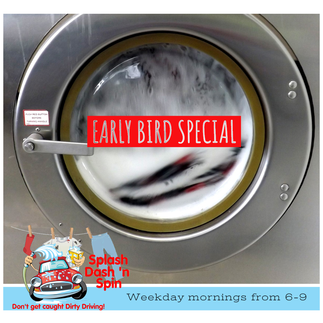 DashnSpin's tweet photo. Don't forget about our early bird special. Weekday mornings from 6am-9am. 

It's true the early bird catches the worm.

#orangevillelaundry
#orangevillelaundromat https://t.co/0MEm21zzBX