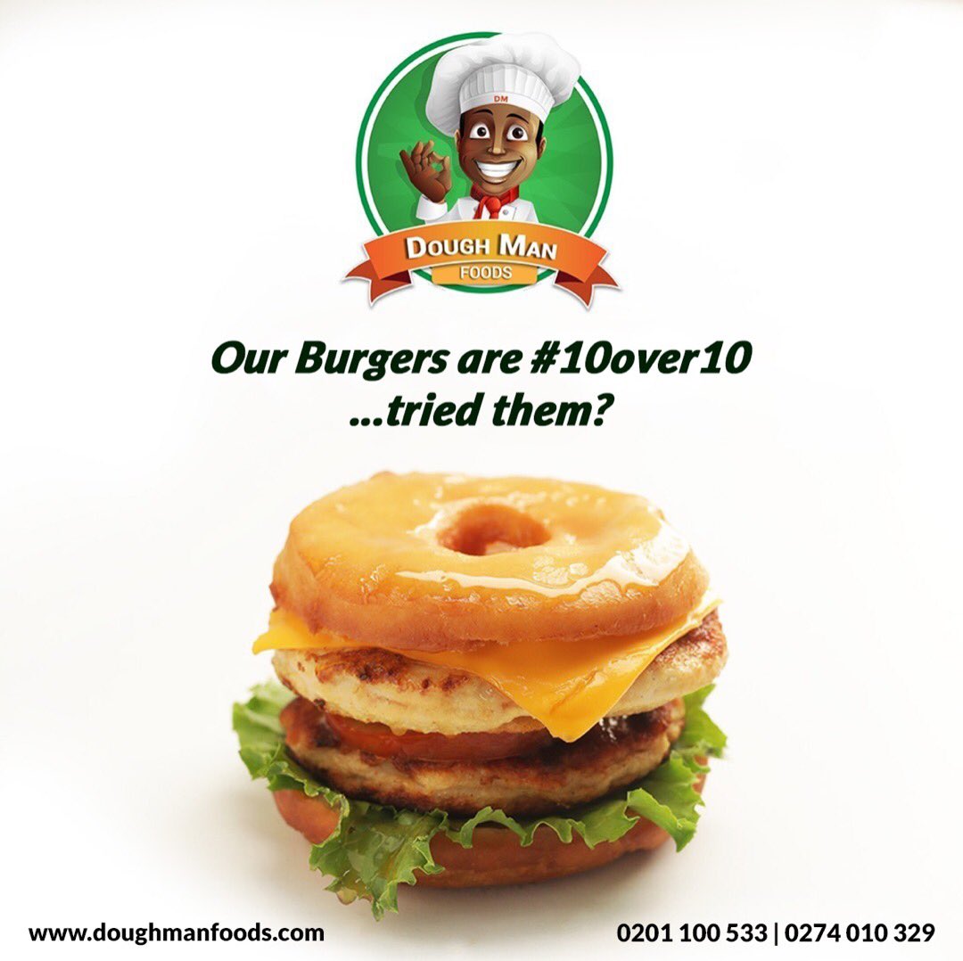 dough_man_foods's tweet photo. Clock is ticking. Time is running out.
The #DoughBurger + Yoghurt + Delivery for 60GHS and 100GHS ends today.
If you haven’t tried our burger, you obviously don’t know wharris going on.
#TheDoughMan #DoughManDecember #PromoOngoing #YearOfReturn https://t.co/fpKTzSUxj7