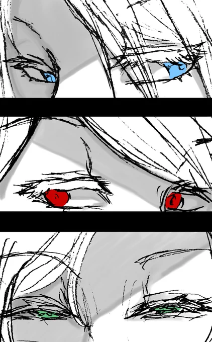 描きたい絵が溜まってるから塗り塗りせななあー 