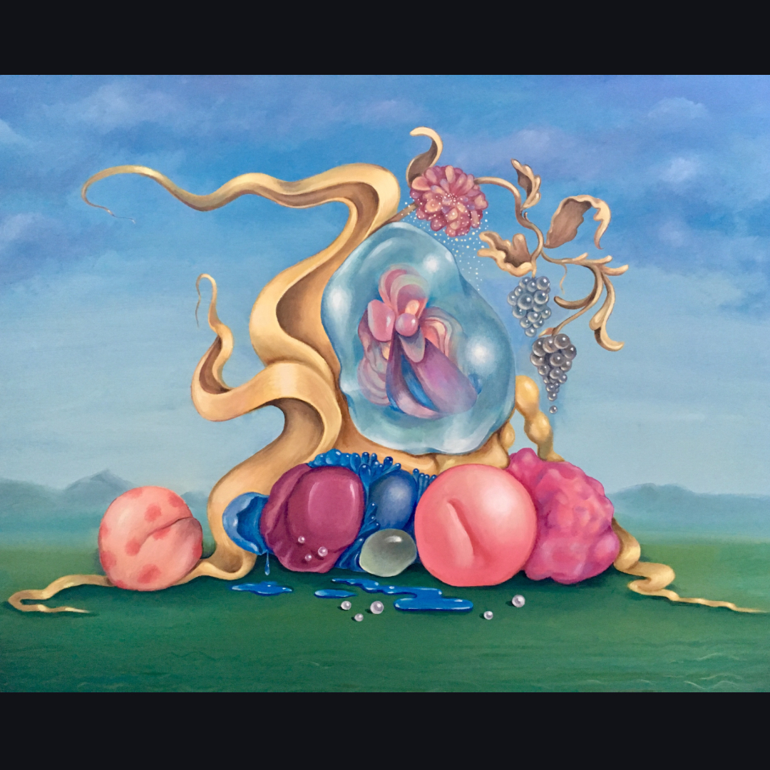 Archean Shindig &amp; Blister Bounty by Arabella Proffer

Narratives revolve around surreal visions, the history of medicine, and biomorphic organisms, tying together painting's relationships to anatomy, biology and emerging sciences.