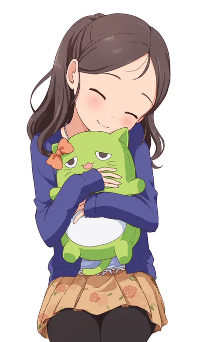 【お題箱】ぴにゃこら太を抱いて幸せそうな穂乃香ちゃん 