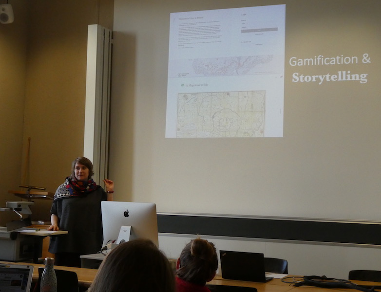 TransitLives's tweet photo. A final shout-out of the year to our wonderful UZH students, who have tested, critiqued and inspired LiT. And now we are beginning to explore the possibilities for student-led content creation. Here project member Helena Jaskov teaching a group of BA students yesterday… https://t.co/90xPXl2fXA
