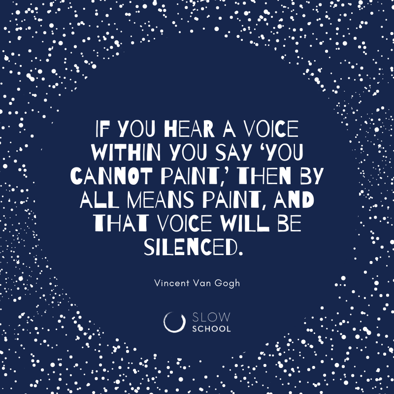 SchoolSlow's tweet photo. Today, enable yourself to listen to the doubts that spring in you. Listen to that voice closely. 
And look deeper into it. Sit with that voice and do all and whatever emerges. From the core. From you. 
#silence #paint #art #artquote #illustration #thoughts #question #slowschool https://t.co/8rRESLYHCz