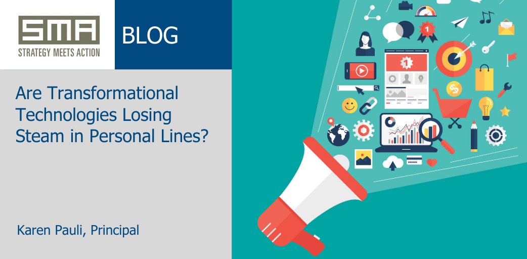SMAInsurance's tweet photo. In her latest blog post, @kpauliSMA looks at whether it is time for transformational technology adoption to plateau or even dip in the personal lines segment...
Read the blog: https://t.co/vpMleXta50
#personallines #transformationaltechnologies https://t.co/rJFFlPxwh4