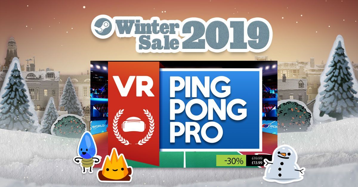 silverliningint's tweet photo. How festive?!

#VRPingPongPro is 30% off in the #SteamWinterSale for a limited time only! 🎄

We also have plenty of festive discounts here: https://t.co/GmTEgVZWrx 

@One_O_One_Games https://t.co/09aajjTzUt