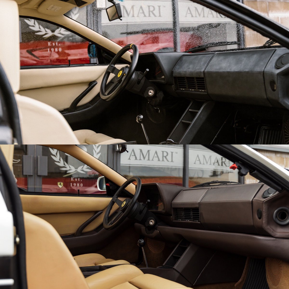 Amarisupercars's tweet photo. BLACK VS WHITE 🏁 Two cars of an iconic 80’s past making a real statement at Amari Supercars this Christmas! #DriveItHomeForChristmas but which, Black or White? 🎄

1989 | Black | 18,572 KM | £89,995
1988 | White | 31,160 Miles | £79,995 https://t.co/nzCND8GiLG