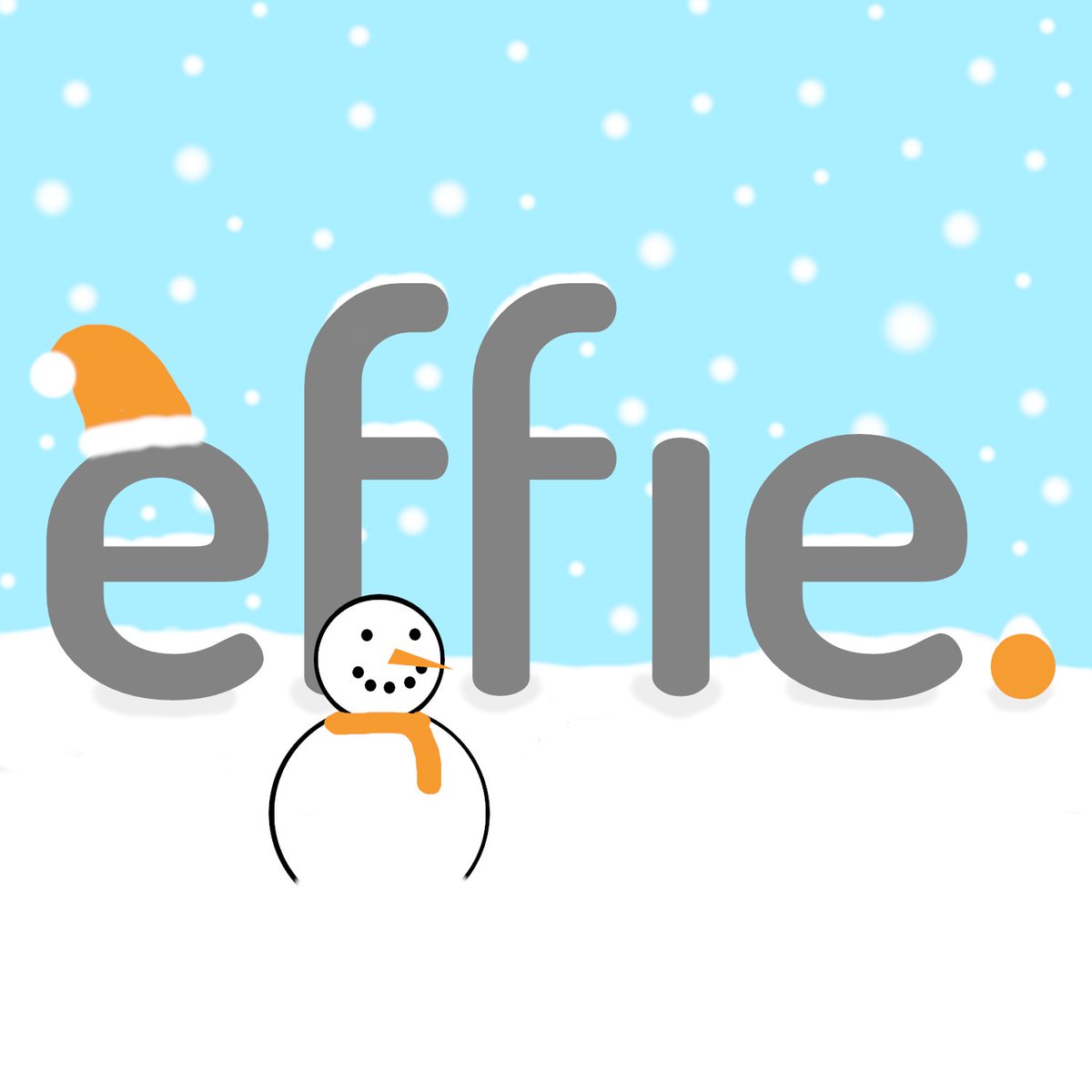 Hello_Effie's tweet photo. Merry Christmas and Happy Holidays from all of us at effie! 🧡 https://t.co/y887nLYX2D