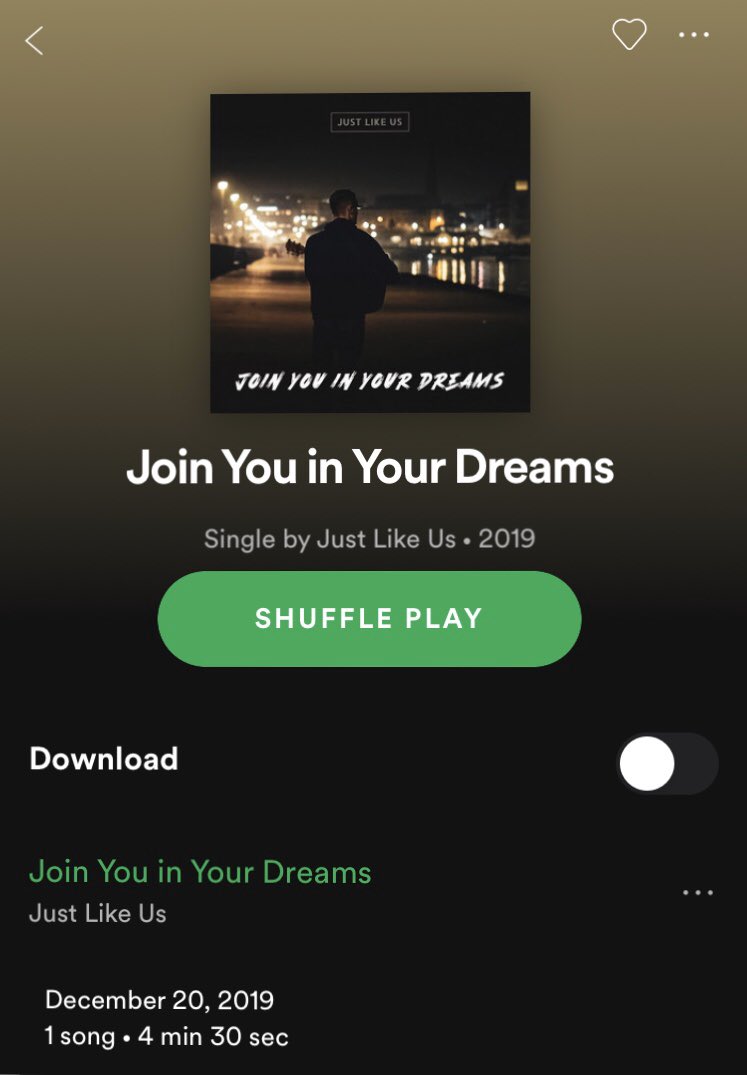 ****Our new single ‘Join You In Your Dreams’ is out now on all platforms!!!****

Go stream it, download it, add it to your playlists and all that lovely stuff 🙌🏼 

Spotify: open.spotify.com/track/1yDCP2AU…

We hope you enjoy! ❤️

Big love, 
Just Like Us x
