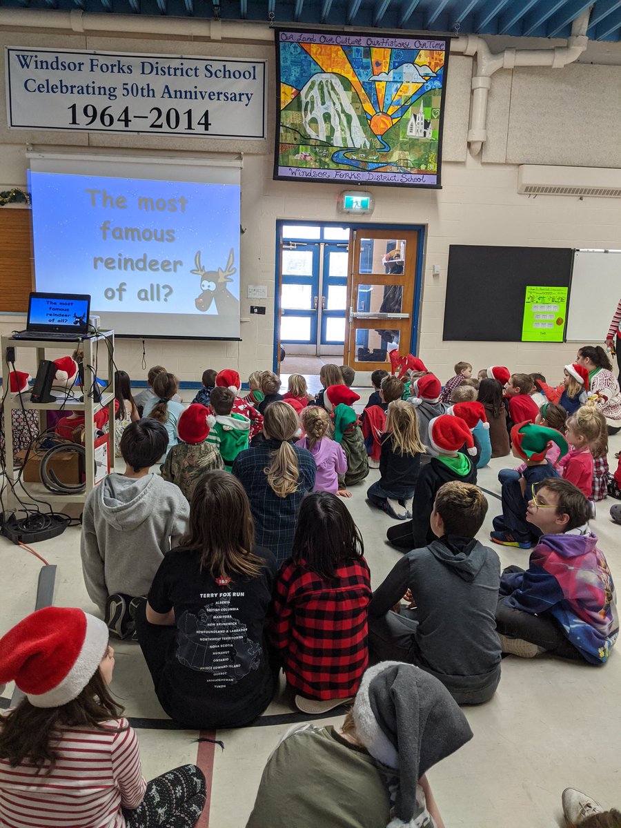 LaffinMs's tweet photo. @WindsorForks started our assembly with a presentation from our native student advisor and we learned about smudging and we ended it with a holiday sing along dance party! We sure know how to spread some holiday cheer! #dancetrain #schoolcommunity #HolidayCheer #holidayspirit https://t.co/lEQsQPIjYa