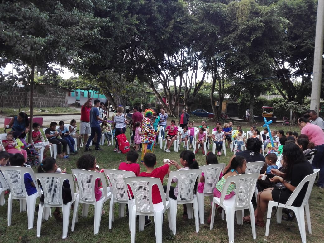 Tarde recreativa dirigida a los niños y niñas del distrito # 2, sectores 7 y 8, #Jinotepe.