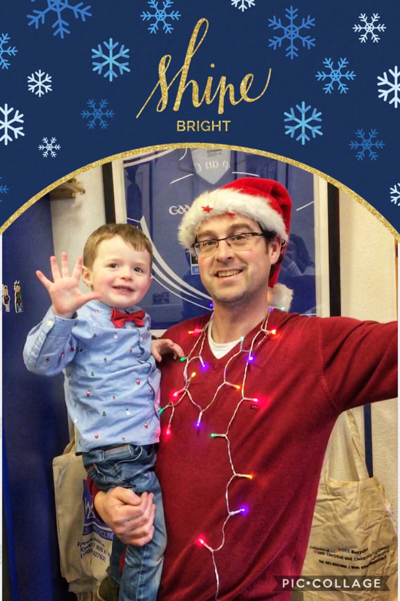 Our annual Christmas Jumper Day was a great success, netting over €200 for <a href="/midlandssimon/">Midlands Simon</a>. Criostoir improvised with some Christmas lights while Jonah stole the show with his festive shirt and dickie bow 🥰