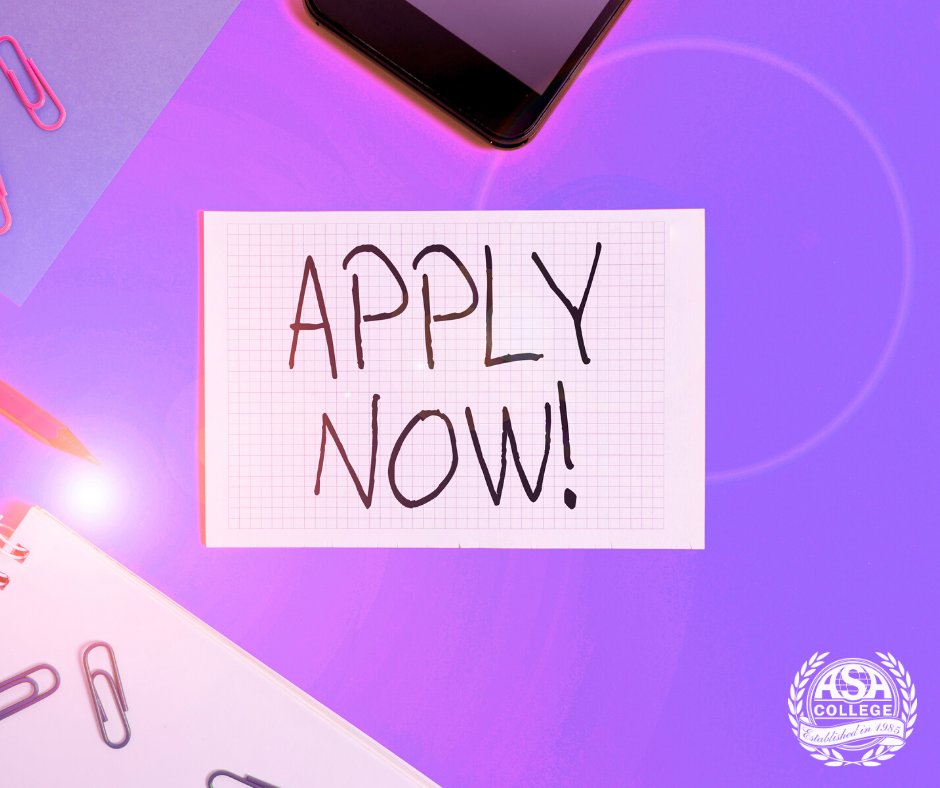 Are you ready to start your application for the Spring Semester Now? Apply for a career path that can change your future. Come to ASA College Today. To know more take a look at our website: miami.asa.edu/academic-divis…
#cometoasa #asacollege #degree #lifegoals #springsemester
