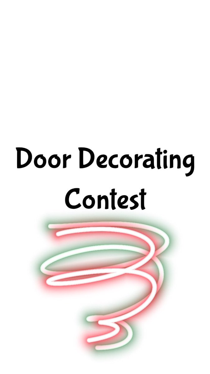 The door decorating results will be announced during the pep rally!! 1st and 2nd place prizes will be rewarded. 🎄🚪🐾