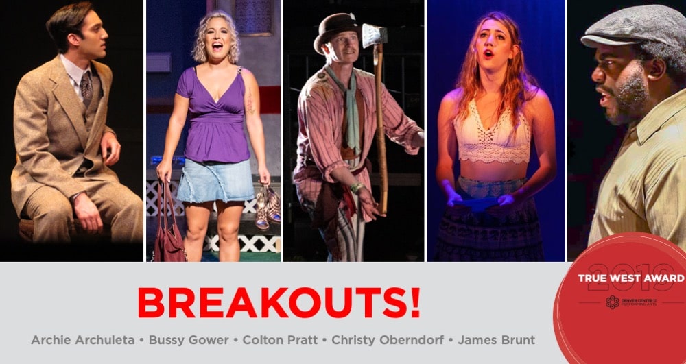 DenverCenter's tweet photo. #TrueWestAward: Here are some of the fresh faces who delivered singular performances on local stages in 2019. Can't wait to see what they do next. -->  https://t.co/8cXqFUNIdp 

#DCPATooday @blkactorsguild @TownHallArtsCtr @theatreworksCS @BDTStage @EquinoxTheatre @Band_of_Toughs https://t.co/T0HiKZyVkm