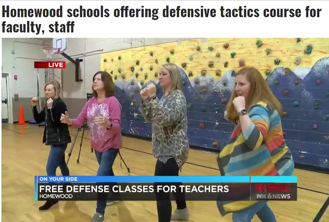 HomewoodSchools's tweet photo. Thank you to the @HomewoodPD for partnering with our schools to offer free defensive tactics courses for the HCS faculty &amp; staff https://t.co/T06lQQhp51   @WBRCnews #WeAreHWD @ShadesCahaba https://t.co/m6K2KKIHos