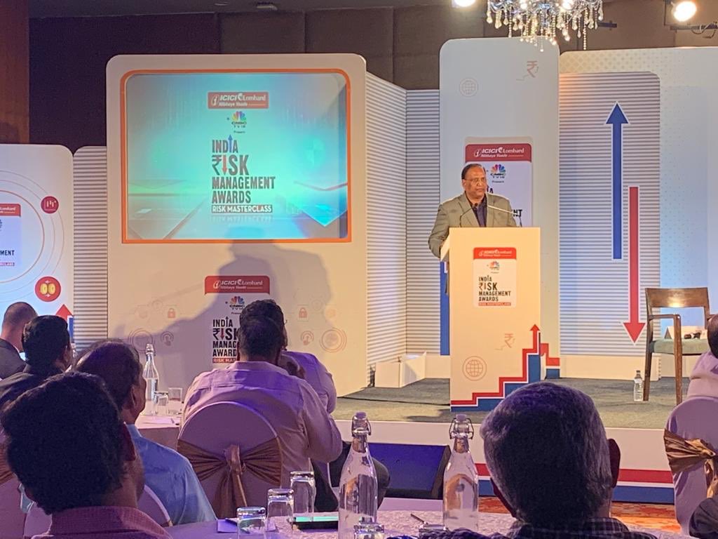 ICICILombard's tweet photo. Rajendra Prasad, GM - Greenko, elaborates on deploying #ICICILombard’s risk management solutions. He believes that adopting a structured risk mitigation approach has made a significant difference to their operations. #RiskManagement #IRMA2020 #IRMAMasterclass @CNBCTV18News https://t.co/OKS6EDKu6d
