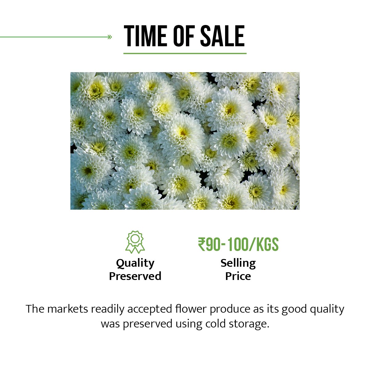 EcozenSolutions's tweet photo. #EcozenCaseStudy
Know how Mr. Somnath Jagdale’s #Chrysanthemum produce was kept fresh till Ganpati & the Navratri festive season in #India when demand is high, with the #Ecofrost #SolarColdRoom.
#Farmer #Empowerment #Pune #Innovation https://t.co/dm9fH35CUo