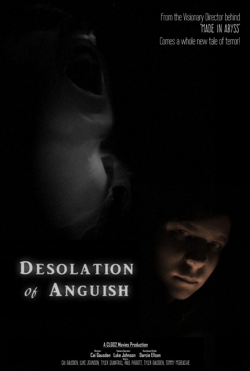 Clg02M's tweet photo. Main Poster For The Film ' Desolation of Anguish'. Hope You Guys Like It! 

#horror #movie #movieposter #Editor #media #Independent #amateur #horrorprompt #horrorfans #horrorcommunity #horrorart #film #YouTuber #YouTube #scary #Supernatural #phycological #fear https://t.co/cpVOCZzbCX