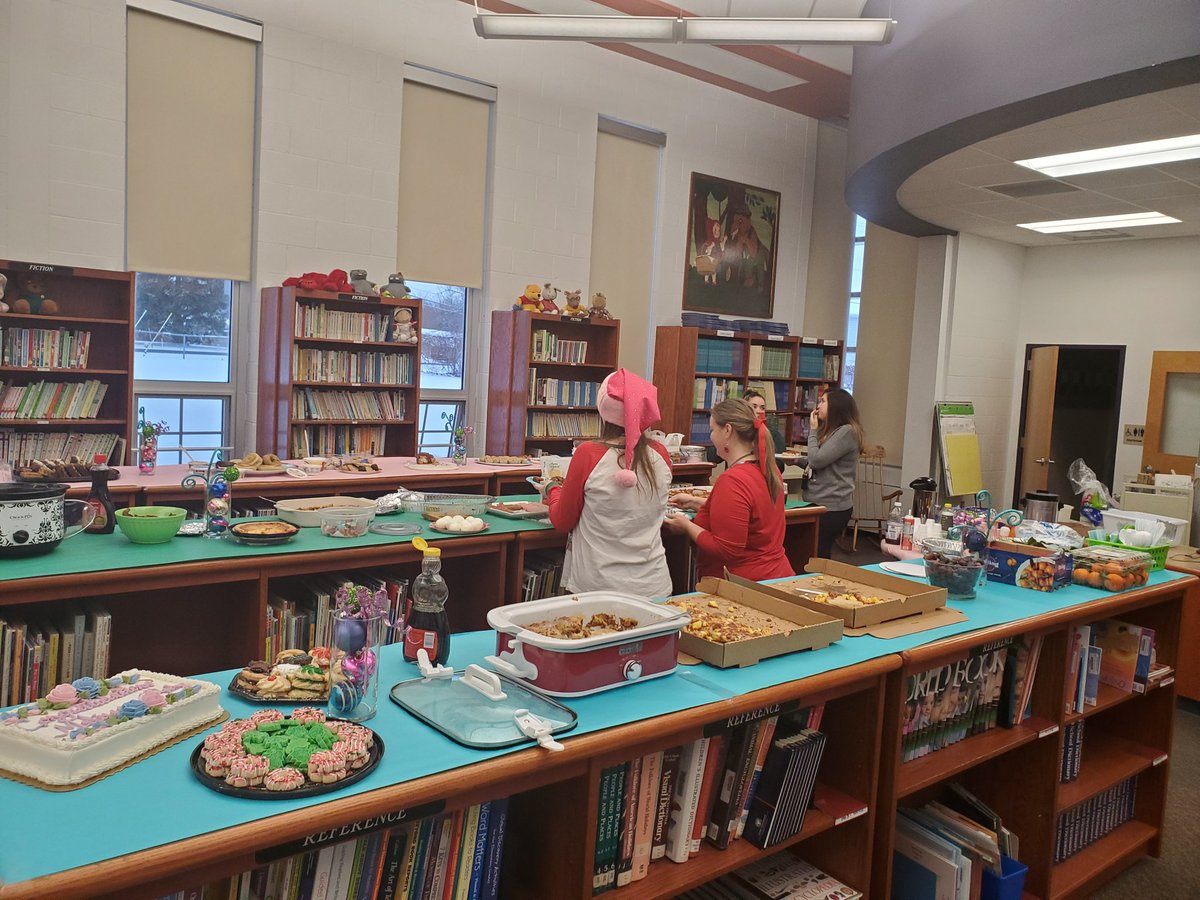 West Ridge Staff Holiday Breakfast was full of Joy!   #greececommunityschools @WestRidgeGreece  <a href="/GCSDcommschools/">GCSD Community Schools</a>