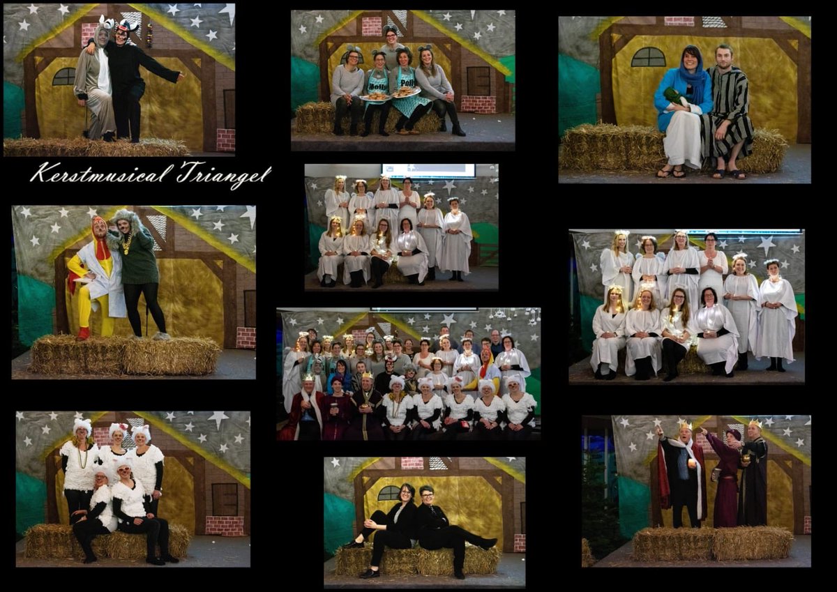 Ondanks alle werkdruk toch tijd vrij maken voor een kerstmusical. Wat een Topteam! En nu een welverdiende vakantie.
