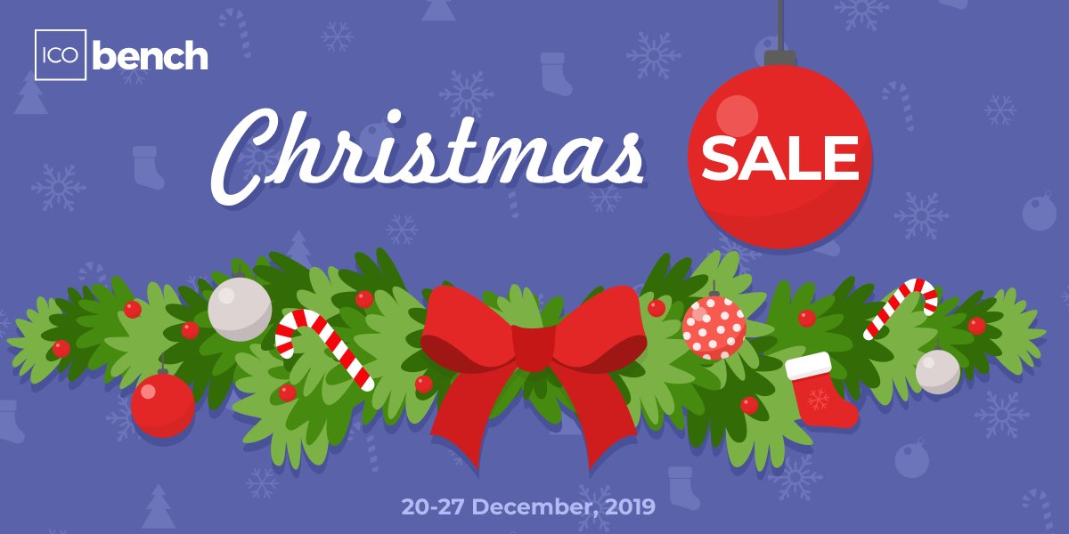 icobench's tweet photo. Dear Benchers!
🎄Christmas is just around the corner, and we are happy to announce the Christmas sale!
If you're looking for the best offer for your project it's the right time to enjoy the -70% sale! ➡️ https://t.co/cFIcupdinC
#icobench #Christmasshopping https://t.co/9e4WDzdMfy