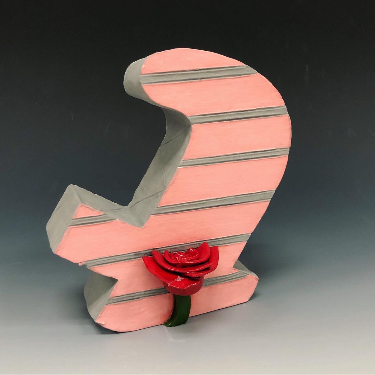 OLHSart's tweet photo. More symbolic initial sculpture from Art 1 #OLHSart https://t.co/7bD1FDOjFS