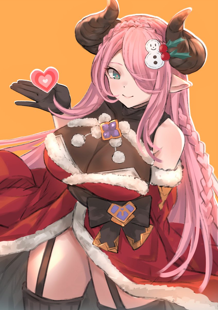 ナルメア(グラブル) 「ナルメアサンタさん??

#グラブル 」|れんず@お仕事skeb募集中のイラスト