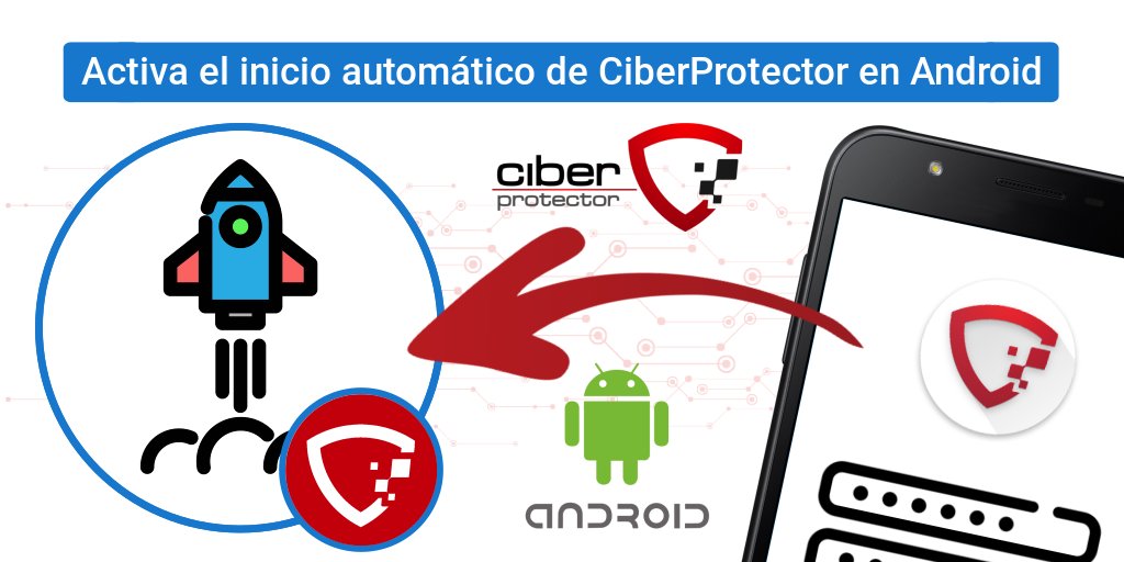 ¿Cómo activar el inicio automático de #CiberProtector?
1️⃣ Accede a Ajustes, Aplicaciones.
2️⃣ Toca en Permisos, después en Inicio automático.
3️⃣ Busca CiberProtector.
4️⃣Mueve el deslizador.
☑️ ciberprotector.com/guias/activa-e… 
 #android #ciberseguridad <a href="/WebEmpresa/">webempresa.com</a>