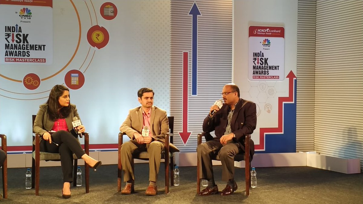 ICICILombard's tweet photo. Rakesh Singhania, @WellsFargo says, “Measuring risks akin to doing a cost benefit analysis is a worthwhile exercise to do for any firm.” #RiskManagement #IRMA2020 #IRMAMasterclass @CNBCTV18News https://t.co/E0beTzGSTB