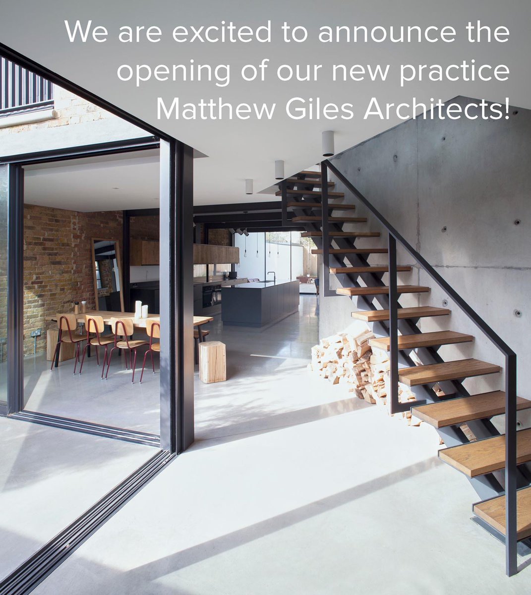 We are excited to announce our new practice #MatthewGilesArchitects is now open! - based in #EdinburghHouse, Kennington #architecturedesign #architecture #architect #architectlondon #edinburghhouse  #kenningtonarchitects