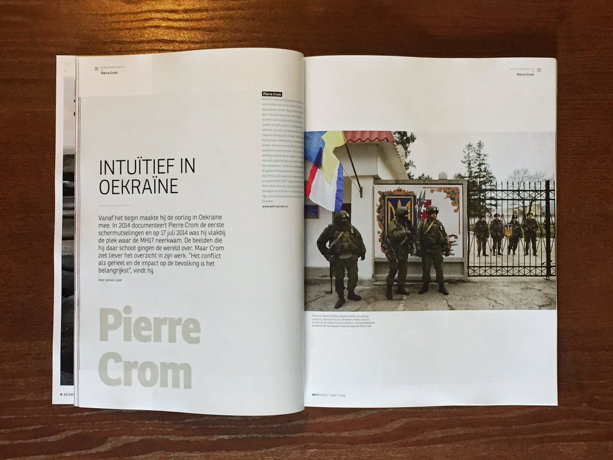 PierreCrom's tweet photo. An interview (in Dutch) and portfolio about my work in Ukraine (2014-2019) in the special edition of @SHUTRphoto

“Where are the ethical boundaries?”
 
The cover is an artwork by duo Frank und Steff #photograghy 

(Order a copy: https://t.co/S1uBPoCbxz ) https://t.co/0ga4YCw11D