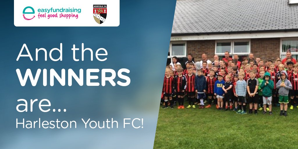 We have a WINNER for our #easyfundraising Christmas App competition! <a href="/harlestonyouth/">Harleston Youth Football Club</a> have won a £100 bonus donation, well done 👏

To start raising funds for your club, simply by shopping online, register at: easyfundraising.org.uk/norfolk-fa