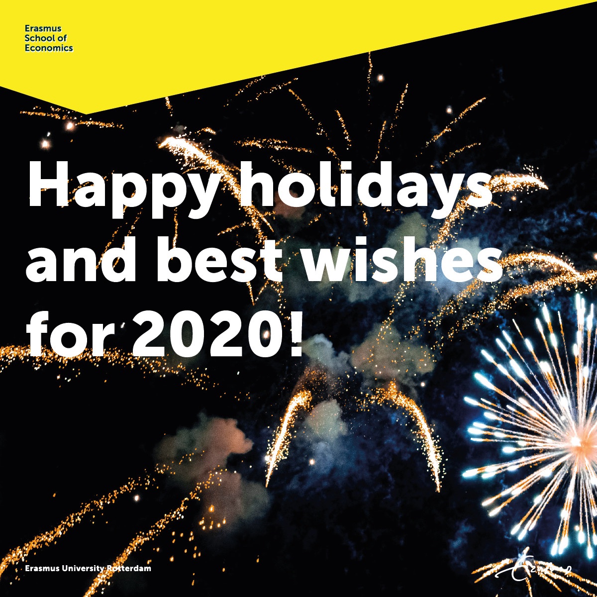 ErasmusESE's tweet photo. From us to you! 🎇#erasmusschoolofeconomics https://t.co/yHqsA6IfV6