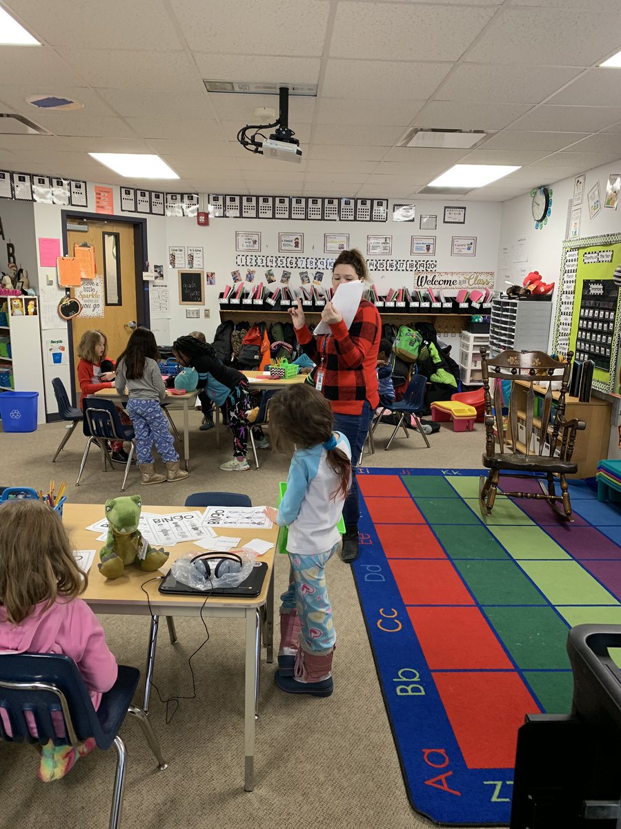 Julsk41's tweet photo. Playing Zones of Regulation bingo with Mrs. Small and Mr. Kielon.  @Englishvillage2 @GCSDsuper @GCSDcommschools @GreeceCentral @stevielew1972 https://t.co/g3BBcJFeYY
