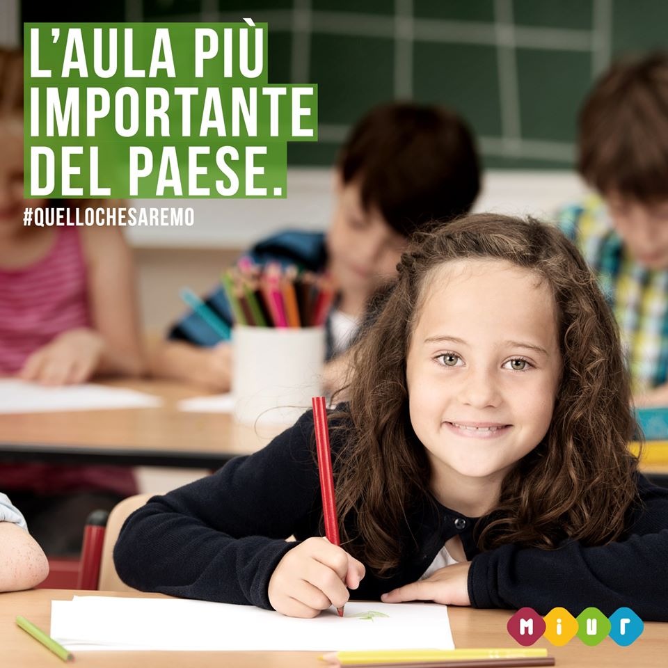 MIsocialTW's tweet photo. L'aula più importante del Paese? Quella in cui si dibatte con passione sulle materie decisive per il futuro. Un'aula in cui ogni voto conta, dove si progetta e si costruisce il domani. Nelle scuole, nell'università, nei centri di ricerca si decide davvero #Quellochesaremo https://t.co/Mg0IHMayRJ