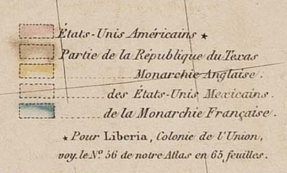 NeatlineMaps's tweet photo. Another example of a map evolving to reflect world events -- this French map of the United States was updated to include the Republic of Texas and the city of Austin. #neatlinemaps #texas #texasmaps #raremaps #texashistory https://t.co/dw9DI3HSv9 https://t.co/ISpBUhKAHz