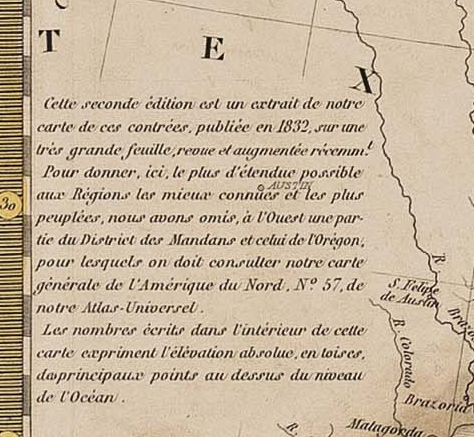 NeatlineMaps's tweet photo. Another example of a map evolving to reflect world events -- this French map of the United States was updated to include the Republic of Texas and the city of Austin. #neatlinemaps #texas #texasmaps #raremaps #texashistory https://t.co/dw9DI3HSv9 https://t.co/ISpBUhKAHz