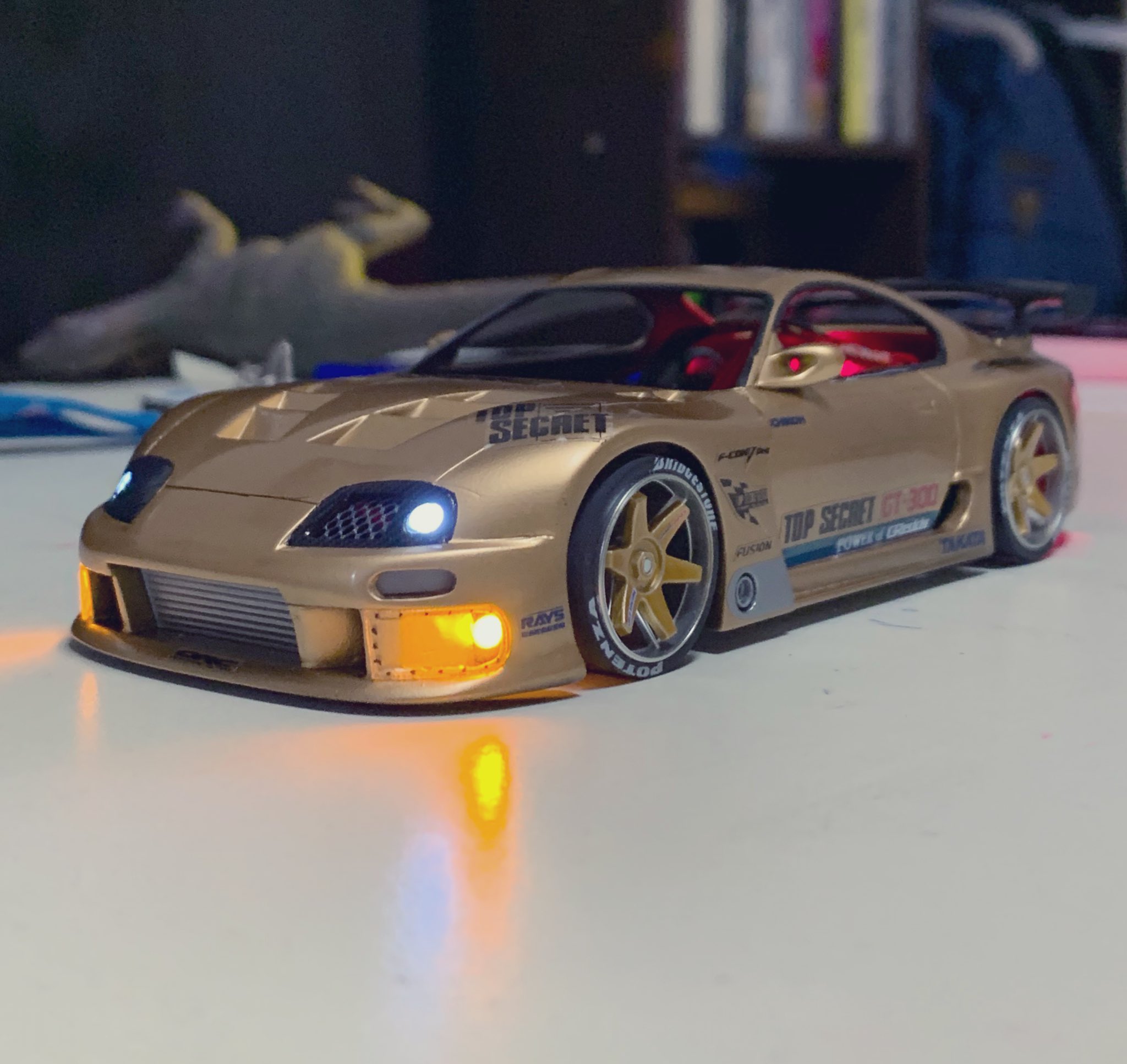 楽天市場】タミヤ タミヤ TAMIYA ラジ四駆 ZENT トムス スープラ