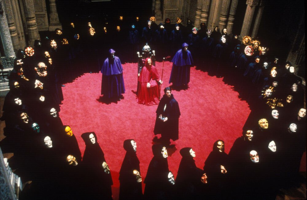 ddaley87's tweet photo. Think “Eyes Wide Shut” but with kids. That’s why they killed Epstein https://t.co/0TGinuvH72