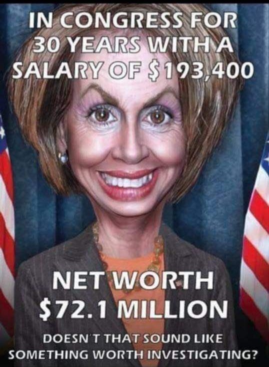 foxygrlz's tweet photo. @DevinNunes @TuckerCarlson Investigate her https://t.co/sEqsB2eZ2t