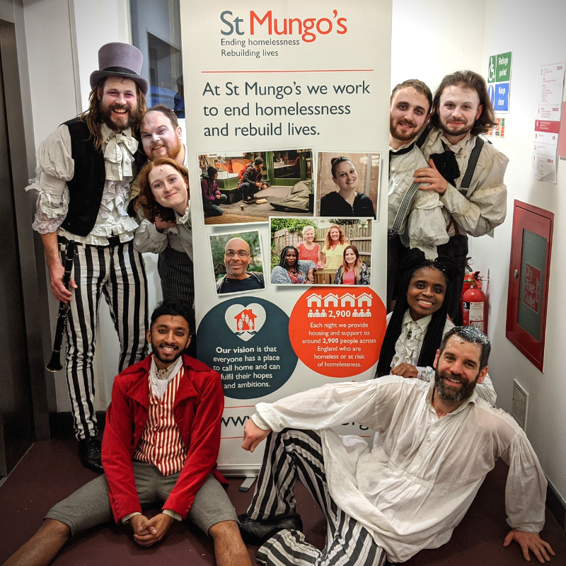 Between 21 and 31 Dec, we will be collecting donations for <a href="/StMungos/">St Mungo's</a> after every #ChristmasCarol performance in support of their mission to end homelessness and rebuild lives. Donations will be possible via contactless payments, so please consider giving this Christmas.