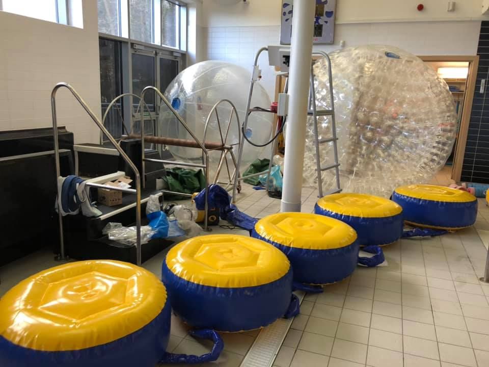 Waterwalkerz's tweet photo. Look at the variety of amazing products that Waterwalkerz have to offer to double the fun of any water activity! Perfect for leisure centre, swimming pool, school, holiday park, hotel, school, funfair &amp; theme park! Order now at: https://t.co/FX8qgXOb3R #Waterwalkerz #Inflatables https://t.co/1Ui7LUMjBW