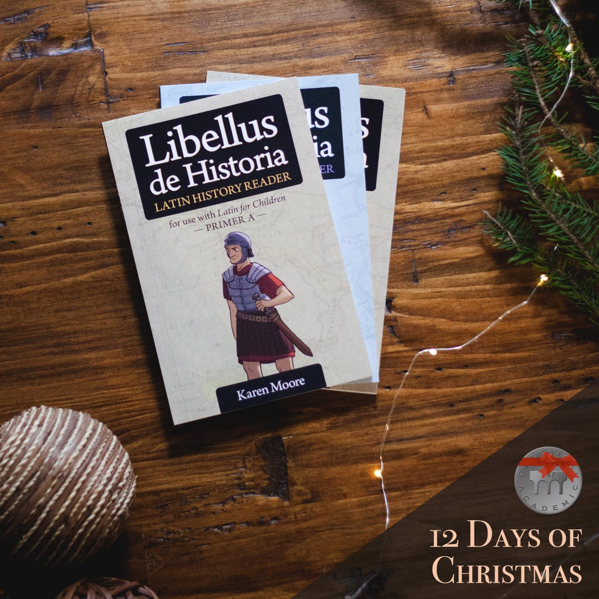 CAPressTweets's tweet photo. 🎄11th Day of Christmas is here, and it's time for Latin for Children! Take 25% off our LFC History Readers and Activity Books for all levels through DEC. 31! https://t.co/9D1DRG9gO3 Like and retweet to win a Reader+Guide! Tag a friend for a bonus entry! #CAPChristmas https://t.co/jOKoPD8cYa