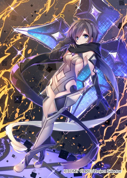 #WIXOSS 
#アンブレイカブルセレクター発売記念
【告知】本日発売のWIXOSS最新ブースター《アンブレイカブルセレクター》にて収録の「救解の冥者 ハナレ」のイラストを描かせていただきましたー!°˖✧◝(⁰▿⁰)◜✧˖°ルリグレアパラレルはイラストちょっと違うので見てみてねー! 