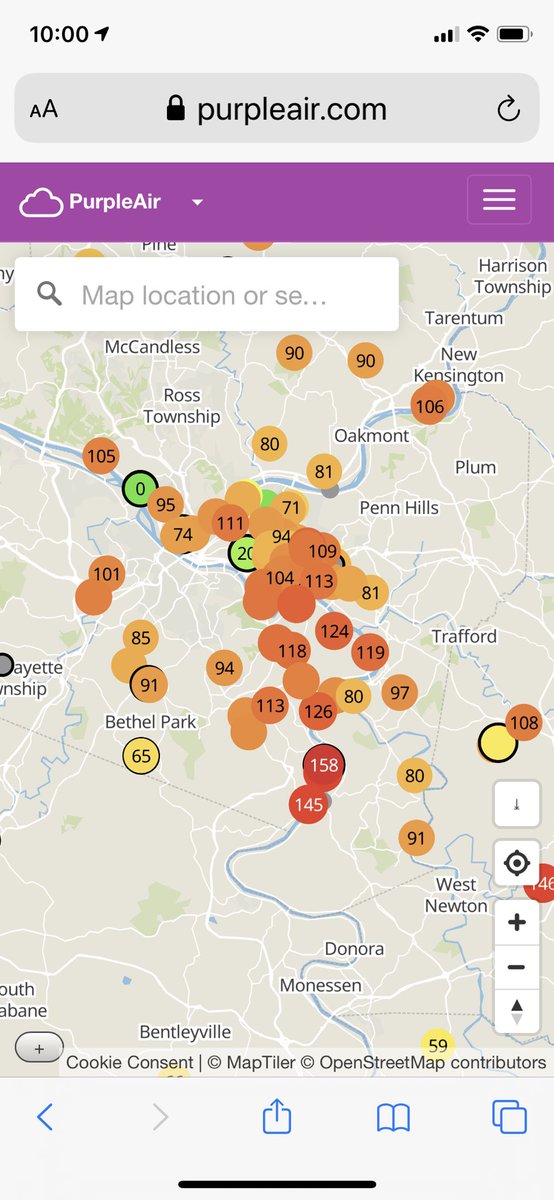 inversion_doc's tweet image. #Stinkburgh Alert! A crisp, cold, sulfurous morning. Report stench via SmellPGH app. Happy holidays. #Pittsburgh #intolerable #airquality @BreatheProject @GASPPgh