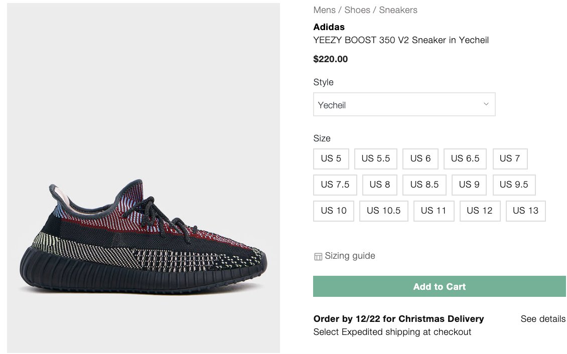 Acheter des Yeezy Boost 350 V2 Yecheil Non Reflective