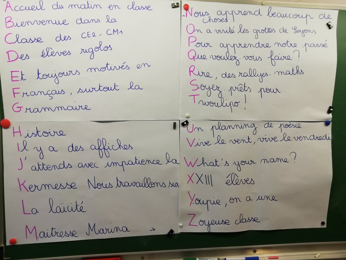 Voici notre portait alphabétique #twoulipo #EQ09